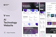 Viora - AI Technology Website, an UI Kit Template by peterdraw (Thumbnail 1 of 7)