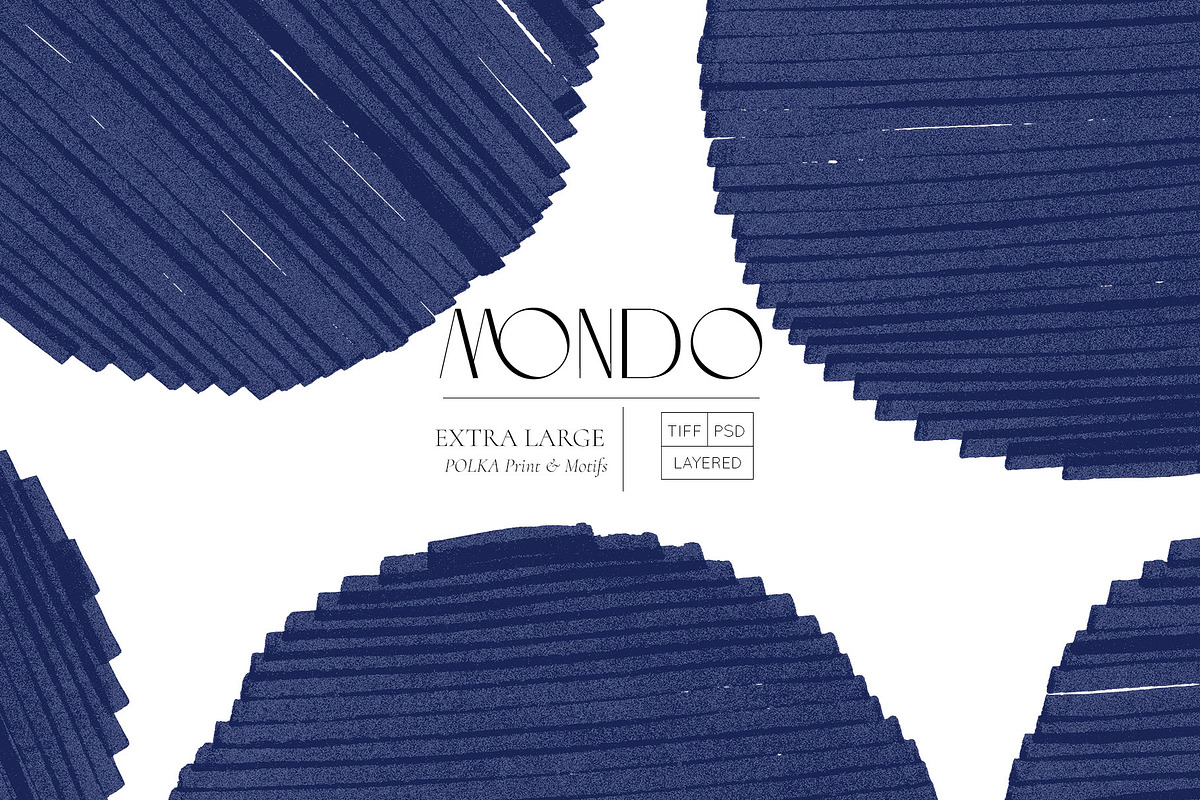 Mondo, Macro Handmade Polka Design!, a Pattern Graphic by Pink Linen (Photo 1 of 11)