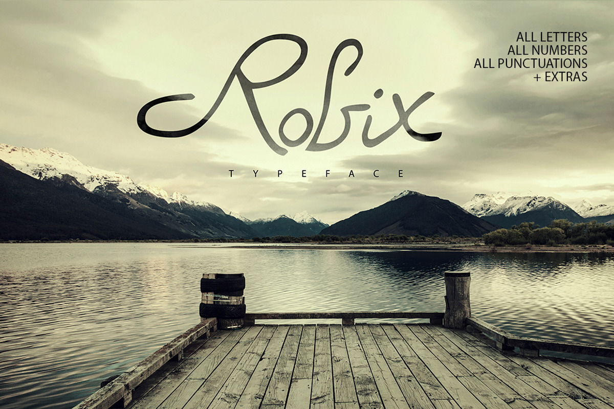 Robix Typeface +Extras preview 2