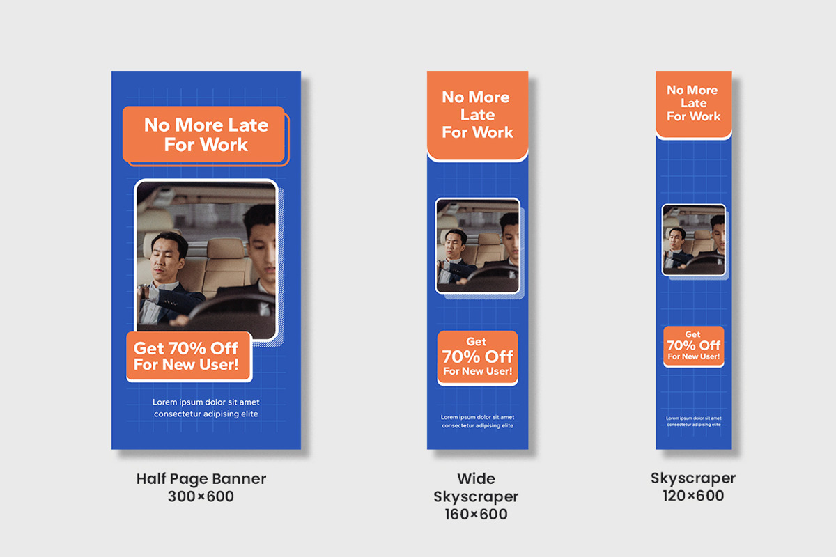 Transportation App Google Ads, a Templates & Theme by Rahardi Creative (Photo 2 of 3)