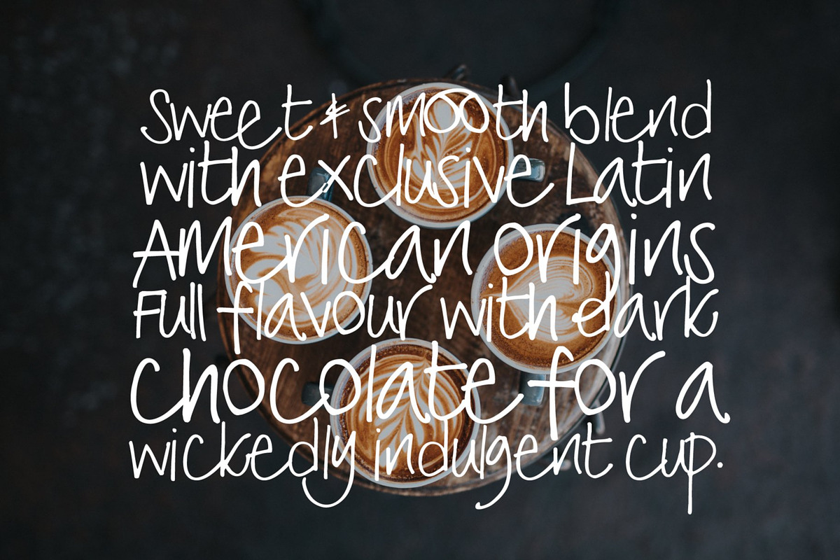 Winchester - Handwritten font preview 2