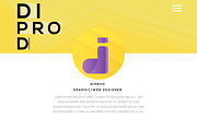 portfolio template 2020, a Landing Page Template by designbydi (Thumbnail 3 of 5)