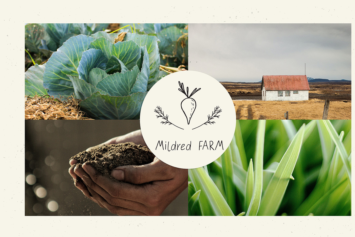 Greenfarm Rustic Font Logos Doodles preview 6