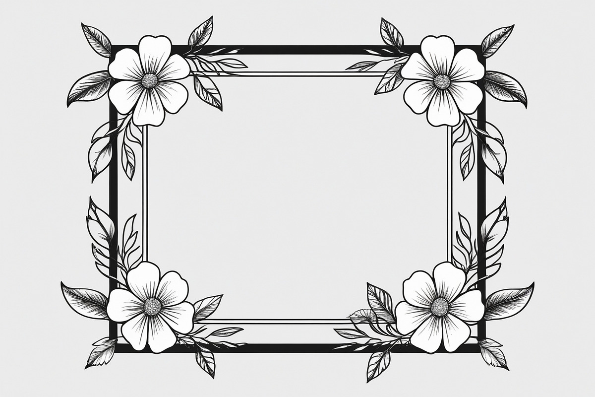 Elegant Floral Frame Bundle, an Illustration by jahid234 (Photo 4 of 9)