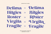 Rocline Serif, a Serif Font by zeenesia (Thumbnail 14 of 16)