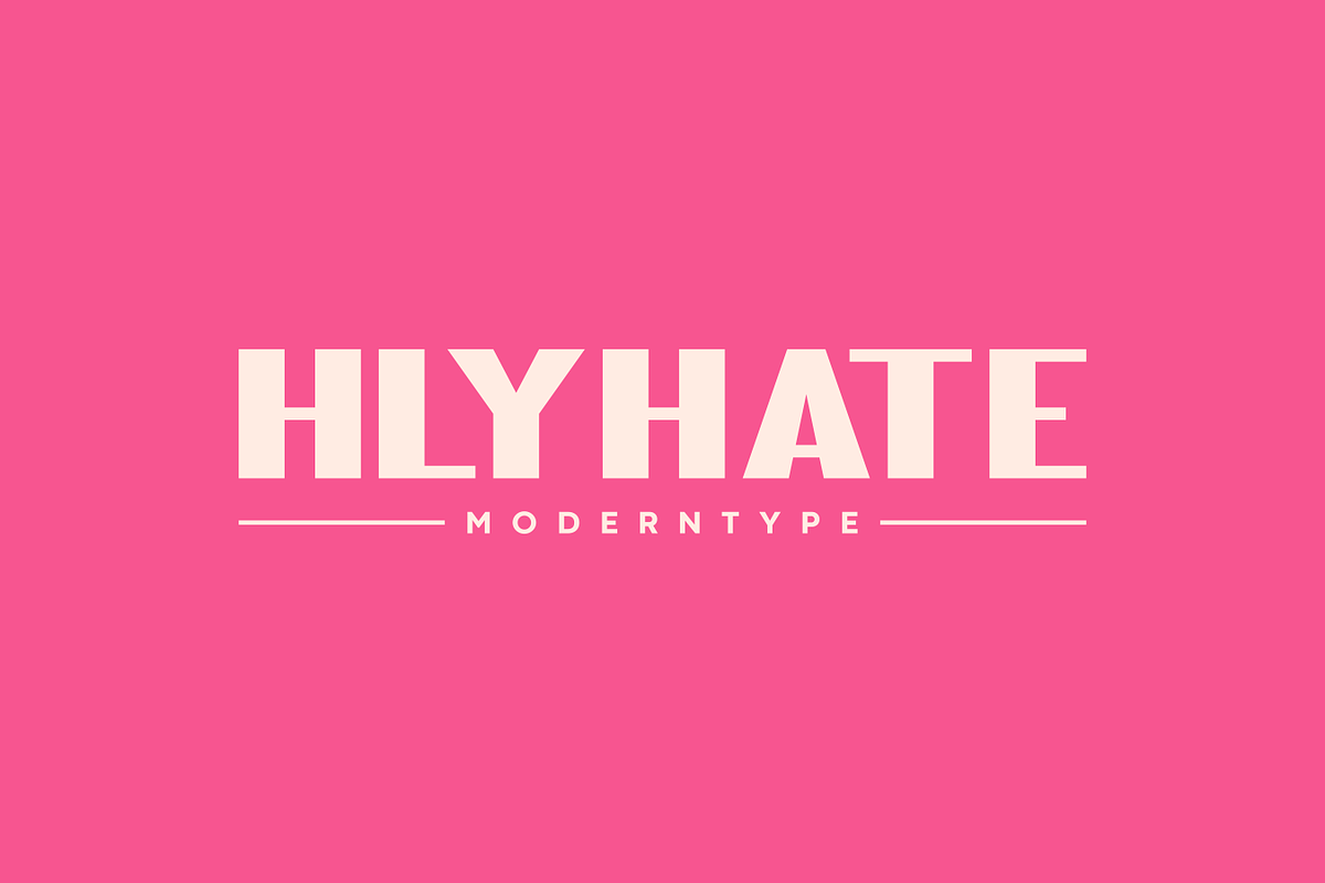 Relyah - Modern Display Typeface, a Font by Letterna (Photo 2 of 4)