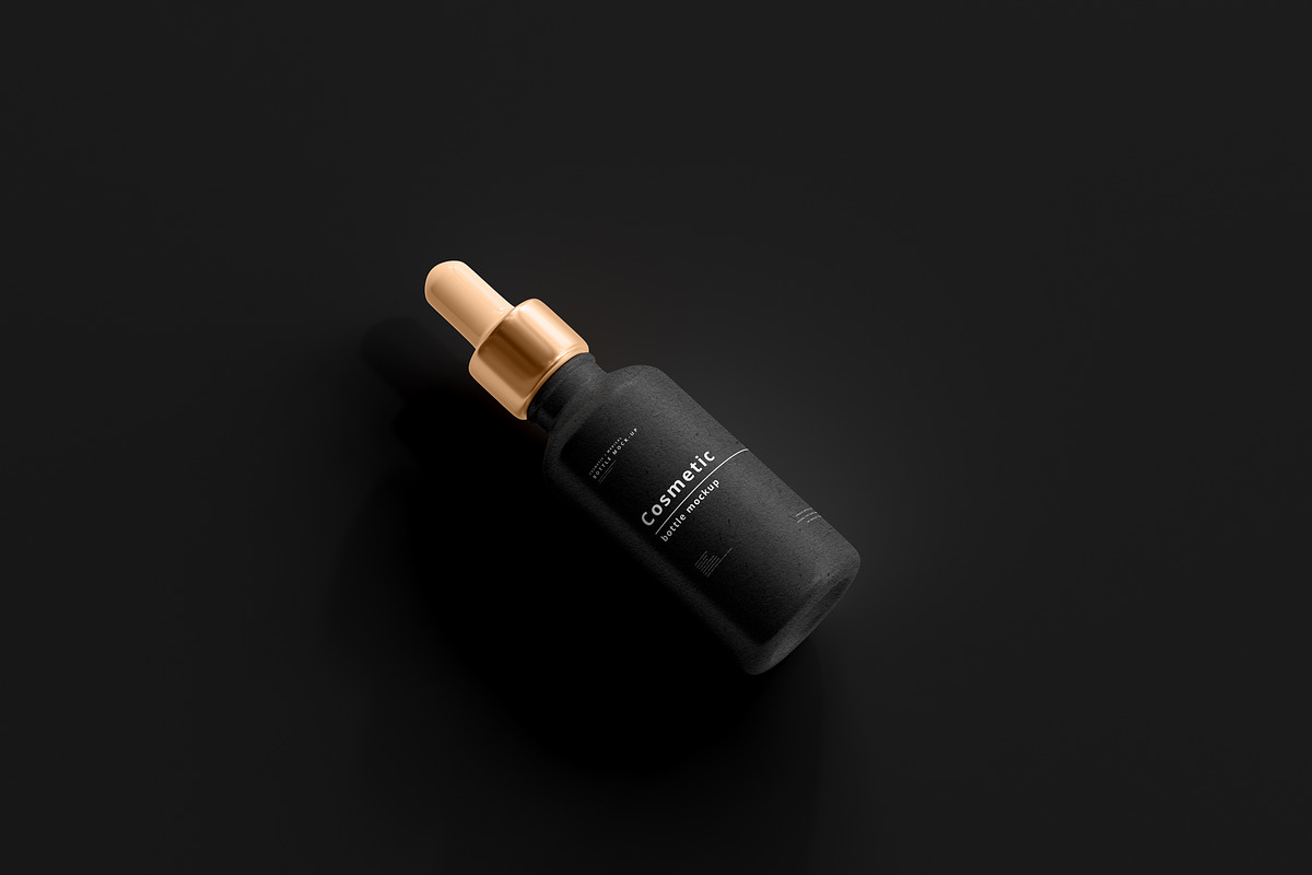 Dark Cosmetic Branding Mockups, a Cups & Container Mockup by pmvch (Photo 62 of 86)