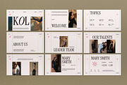 Cream Pink Gradient KOL Google Slide, a Presentation Template by graphicook (Thumbnail 2 of 4)