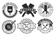 Restaurant, Butchery Logo Set., a Branding & Logo Template by Billah Hub (Thumbnail 1 of 4)