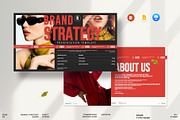 Brand Strategy Presentation Template, a Presentation Template by Aura Agency (Thumbnail 1 of 9)