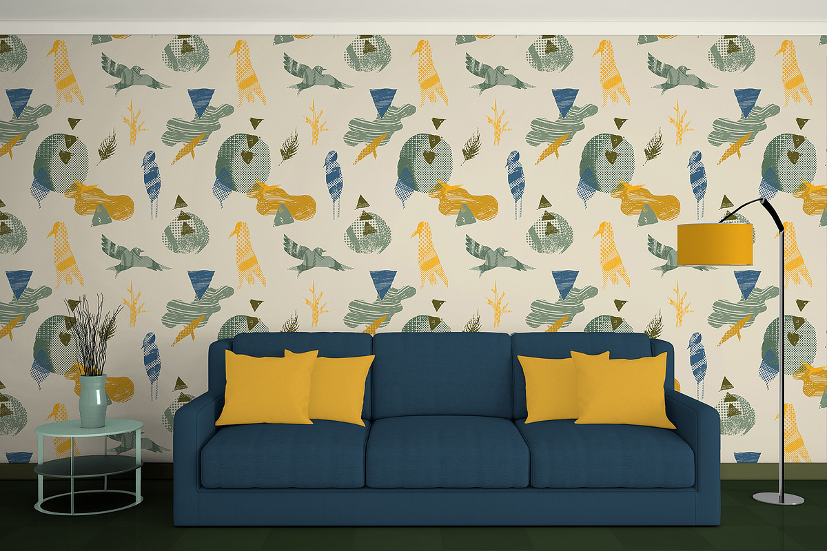 TRIBAL NATURE. 20 VECTOR PATTERNS, a Pattern Graphic by Shusha Guna Art (Photo 6 of 15)