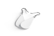 White Drop Earring Jewelry 3D Model, an Object 3D Model by rebrandy (Thumbnail 4 of 9)