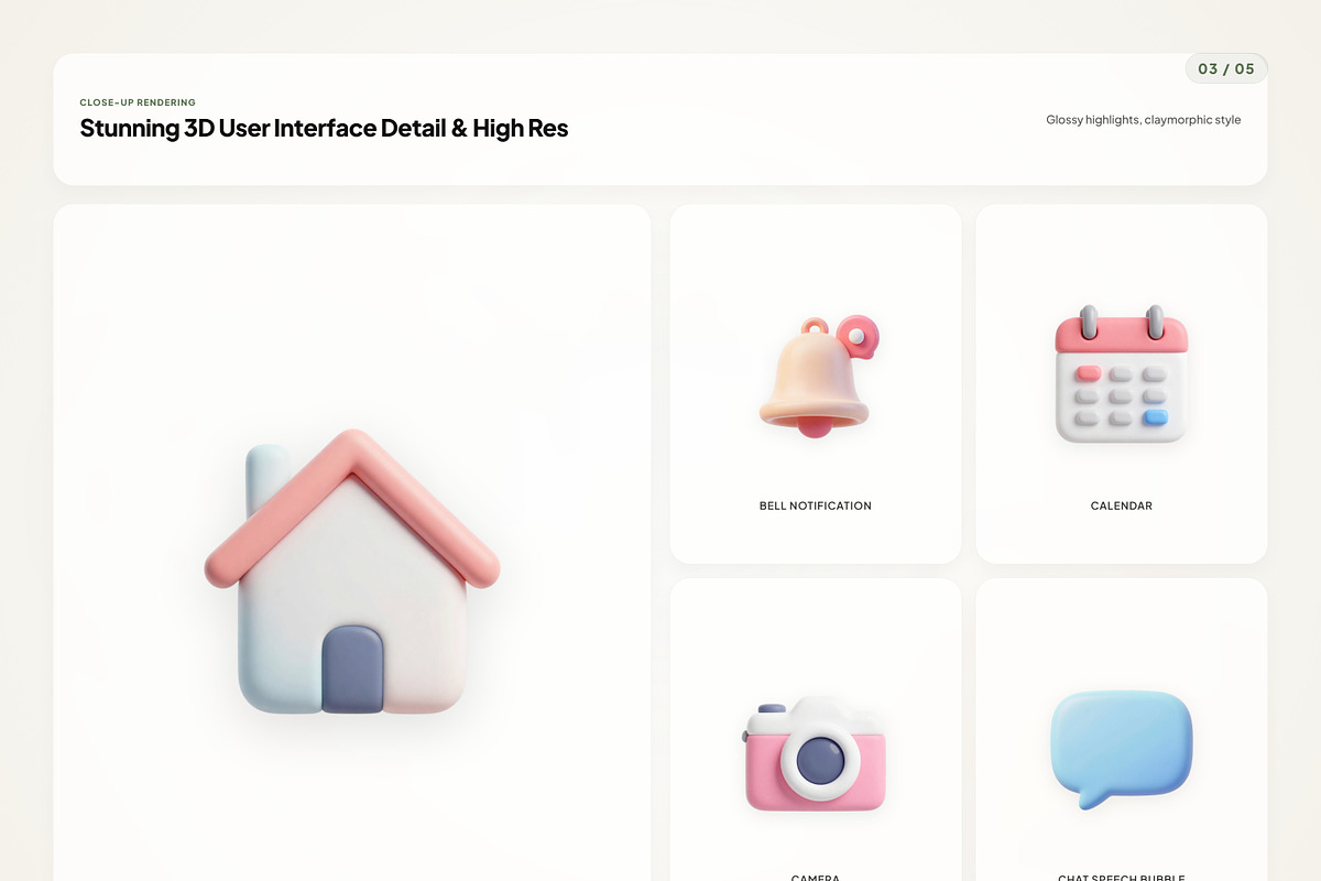 3D User Interface, an Emoji Icon by River Visual (Photo 3 of 5)