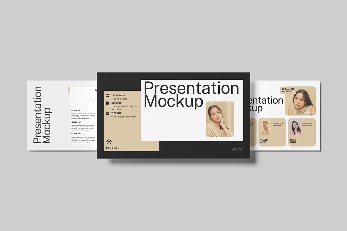 Slides Presentation Mockup, a Wearable Device Mockup by Graphiculon (Photo 4 of 11)