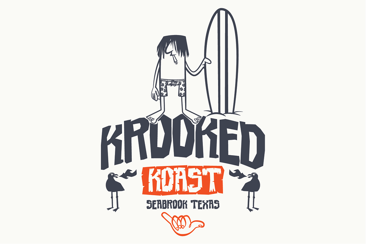 Krooked Typeface, a Sans Serif Font by Bend Industries (Photo 1 of 5)