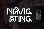 BEFORE CAUSING - GEOMETRIC FONT, a Sans Serif Font by 177Studio (Thumbnail 3 of 8)