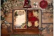 Victorian Christmas Junk Journal KIT, a Seasonal Illustration by ThatsDesignArt (Thumbnail 6 of 20)