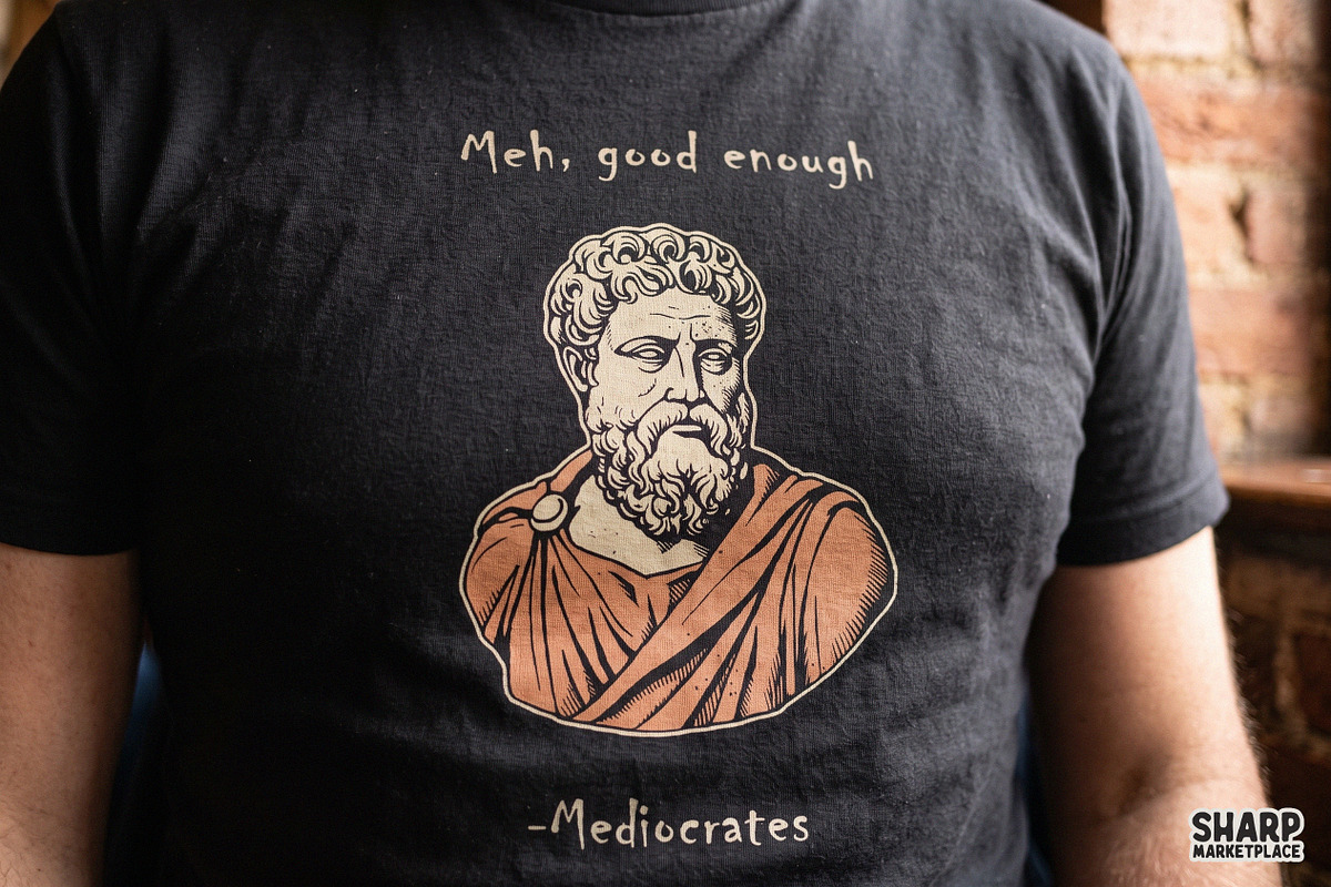 Meh, Good Enough - Mediocrates, an Object Graphic by SharpMarketplace (Photo 4 of 4)