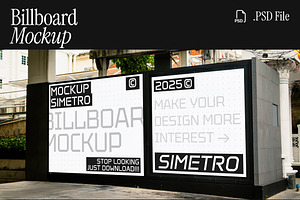 Billboard Mockup, an Advertising Mockup by Simetrica Labs