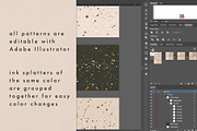 Ink Splatter Patterns Volume 003, a Pattern Graphic by Megs Lang (Thumbnail 12 of 15)