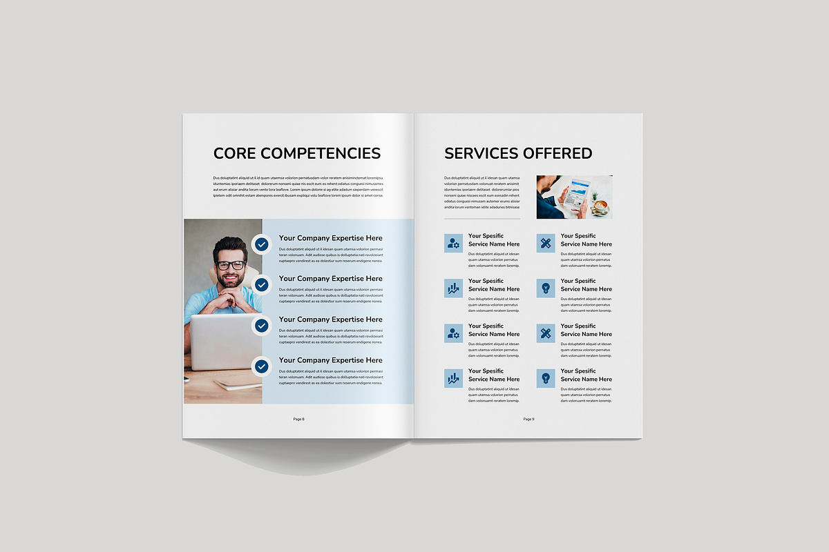 Capability Statement | Canva & Word, a Brochure Template by Leaflove (Photo 5 of 10)