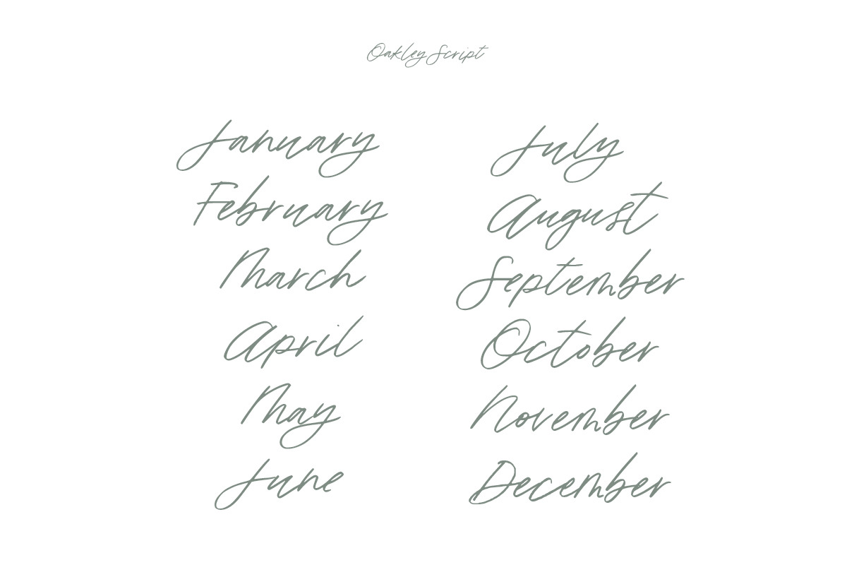 Eugene and Oakley Font Duo, a Sans Serif Font by Margot + Co (Photo 10 of 18)