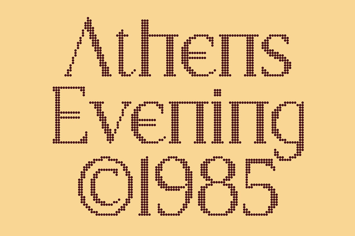 CS Yaeger Disco, a Serif Font by Craft Supply Co. (Photo 5 of 8)