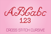 Cross Stitch Display Font Bundle, a Font by GG Design (Thumbnail 8 of 23)