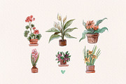 My beautiful Flower Shop +4 patterns, an Illustration by Kristina Crocus (Thumbnail 3 of 6)