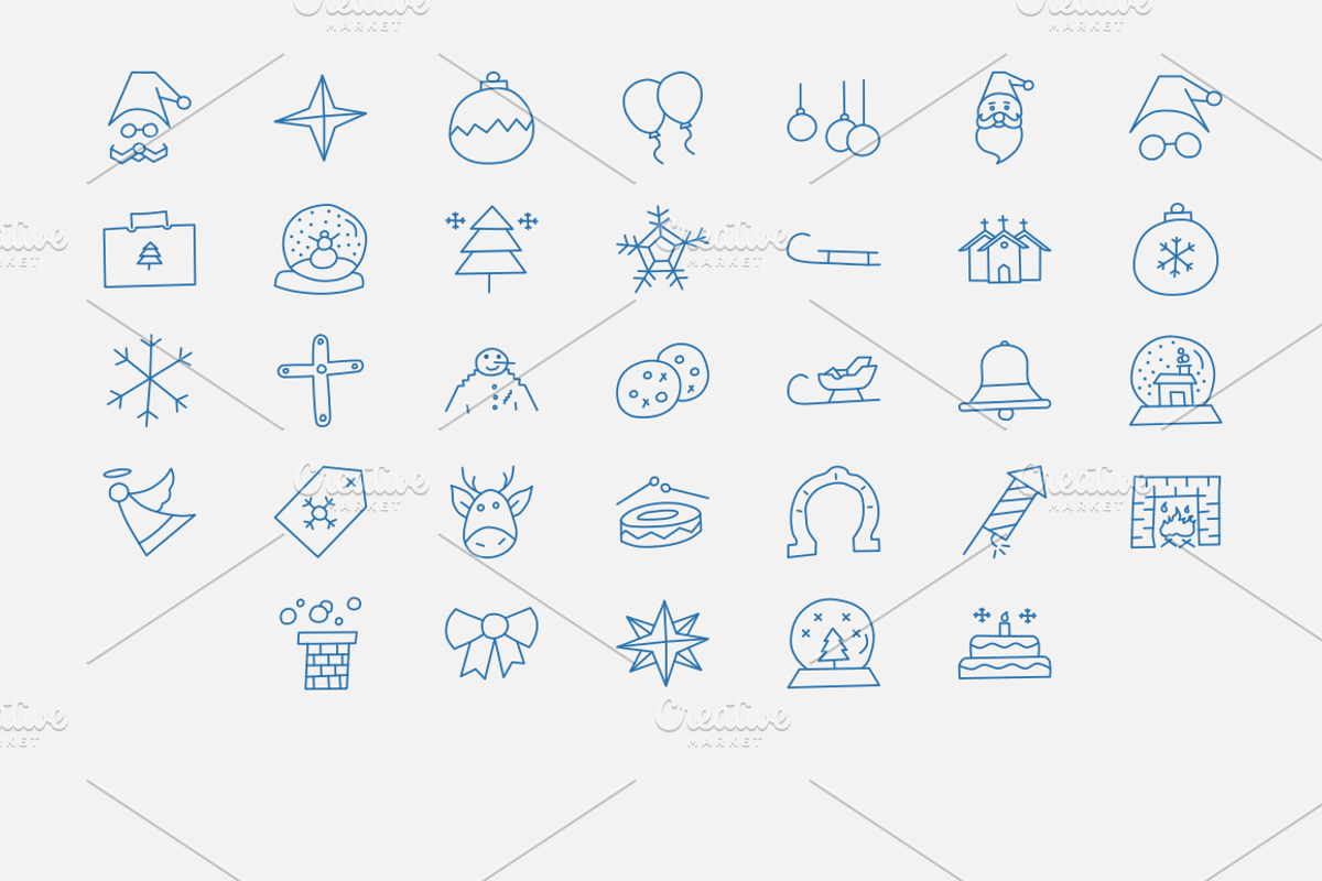 Christmas Doodles, an Icon by Amogh Design (Photo 3 of 5)