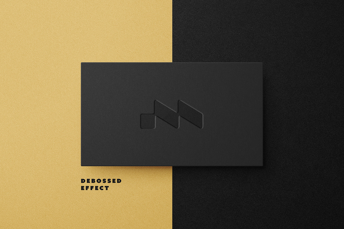 Metallic Foil Card Logo Mockup, a Mockup by Design Squad (Photo 5 of 5)