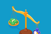 Choice Scales, an Education Illustration by TAlex (Thumbnail 6 of 6)