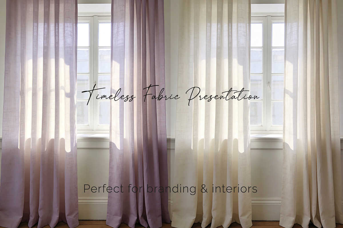 Softlife Curtain Mockup Collection, a Household Mockup by Vika_Softlife (Photo 4 of 6)