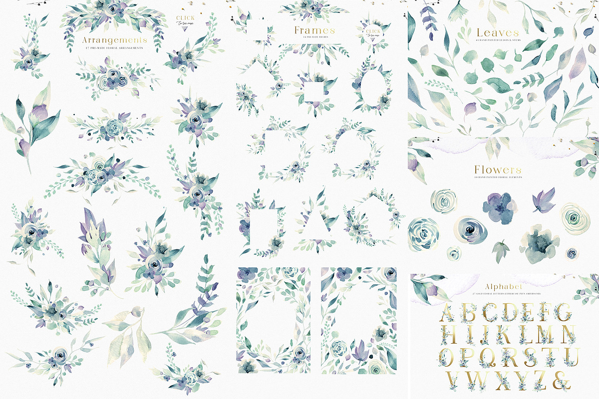 Watercolor Bundle - Designer Deal, an Illustration by Creativeqube Design (Photo 19 of 72)