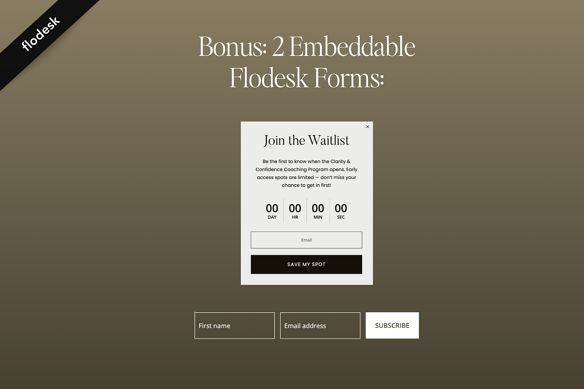 Flodesk Email Template Kit | Bergamo, an Email Template by Designorina (Photo 5 of 9)