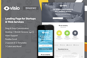 Visio Pagewiz Landing Page + PSD, a Landing Page Template by LanceMedia (Thumbnail 1 of 5)