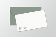 Envelope & Greeting Card Mockup, a Print Template by Mockupdaddy (Thumbnail 3 of 8)