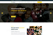 KHUDA Non-Profit PSD Template, a Landing Page Template by Andit themes (Thumbnail 3 of 15)