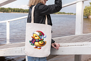 Christmas Cute Duck Sublimation, an Illustration by DreamArtGraphic (Thumbnail 5 of 6)