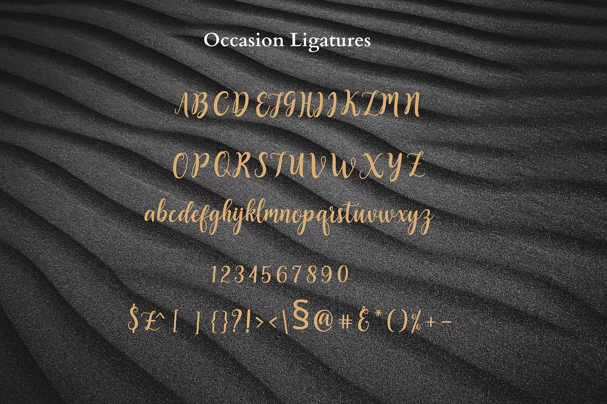 Occasionally Modern Calligraphy, a Script Font by Aditastudios (Photo 7 of 7)
