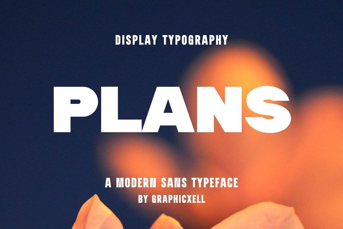 Plans Modern Bold Sans Font, a Sans Serif Font by Graphicxell (Photo 1 of 9)