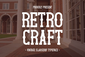 Retro Craft - Vintage Slab Serif