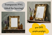Gold Wooden Frame Mockup, a Mockup by StormDigitalArt (Thumbnail 2 of 2)