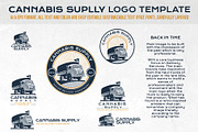 Cannabis Supply Company Logo, a Branding & Logo Template by The Design For Co. (Thumbnail 2 of 3)