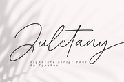 Juletany Signature Script Font, a Script Font by Typebae (Thumbnail 1 of 9)