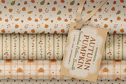 Whimsical Autumn Pumpkin Papers, a Pattern Graphic by lindoet23 (Thumbnail 3 of 8)