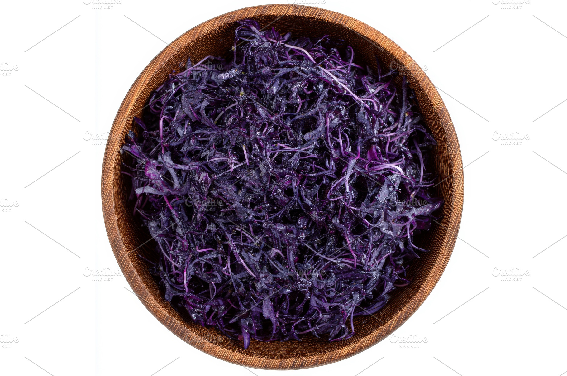 In the wooden bowl are red cabbage, a Food & Drink Photo by ZinetroN