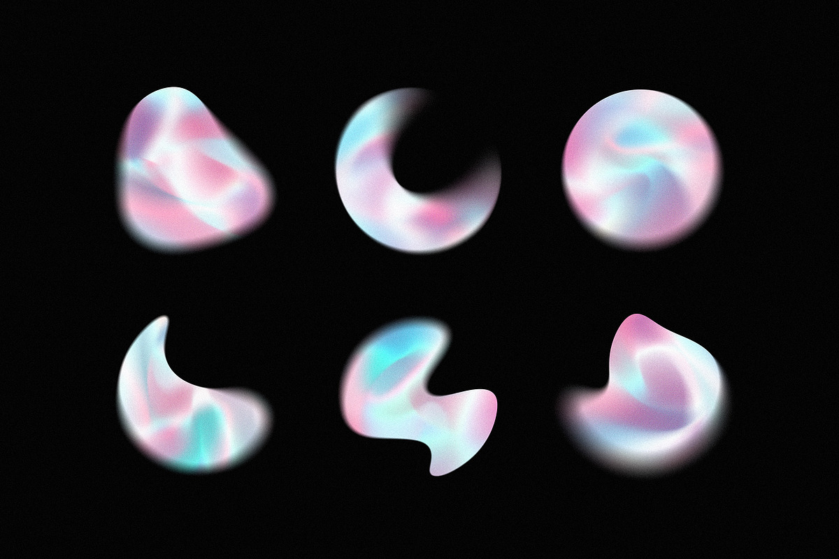 Chroma Gradient Shapes Collection, a Texture Graphic by pixelbuddha.net (Photo 5 of 21)