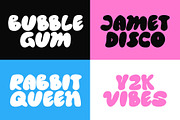 Wobbble - Bubble Display Font, a Font by Pekotype (Thumbnail 11 of 12)