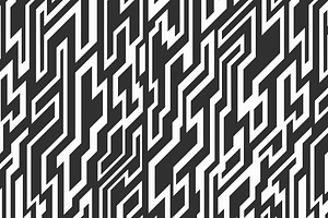 Monochrome Maze Patterns